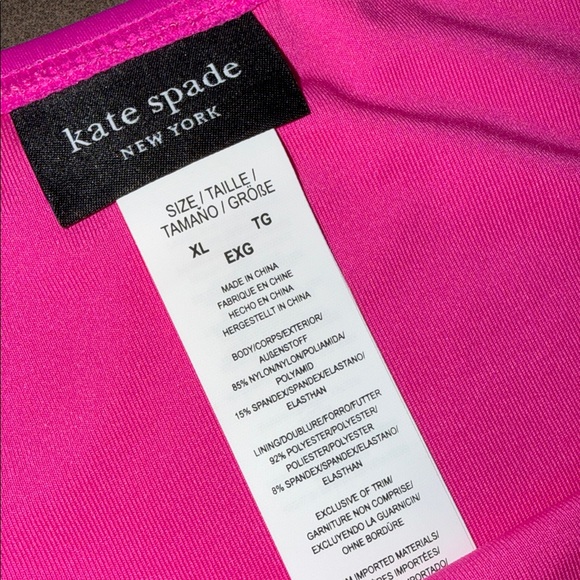 🆕 Kate Spade Off Shoulder Ruffle Top and High Waist Bikini - Picture 9 of 12